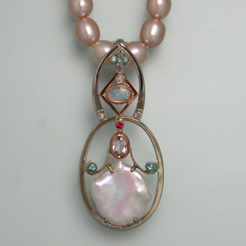 Enhancer with Family Gemstones