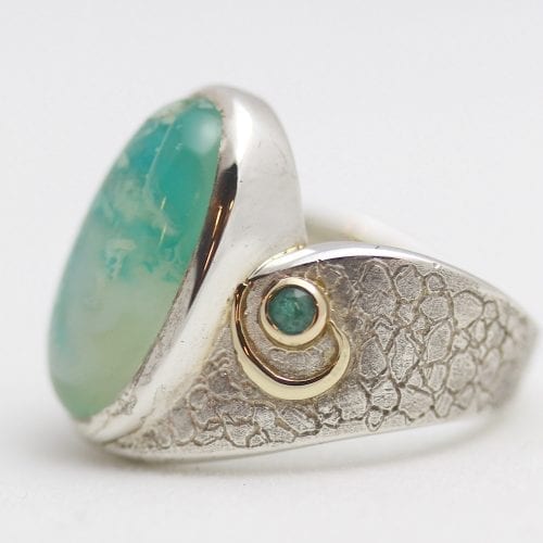 Gem Silica & Paraiba Ring