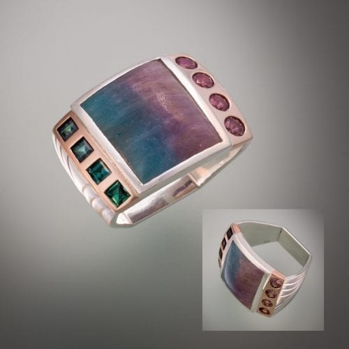 Bi-Color Paraiba Ring