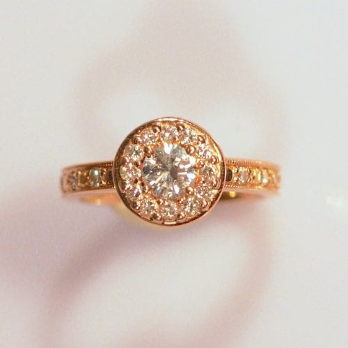 Diamond Disc Ring