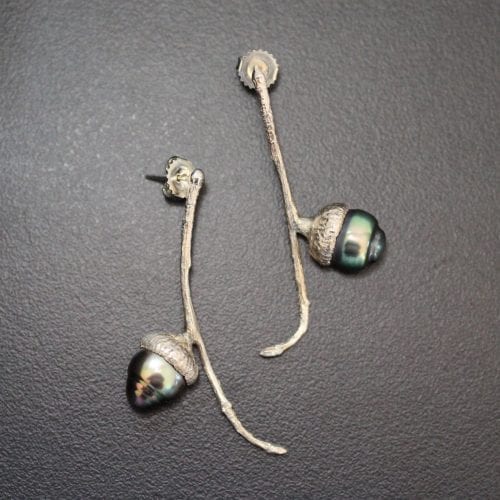 Twin Oaks Twig Earrings