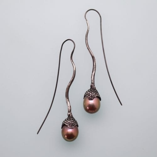 Acorn Top Earrings