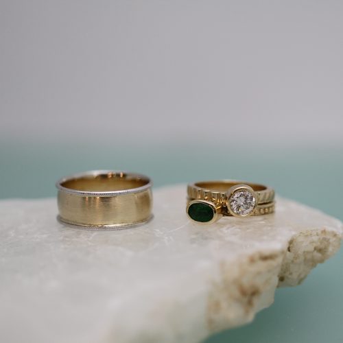 Custom Designed Gold Wedding Rings