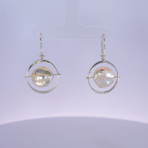 Orbit Pearl Earrings