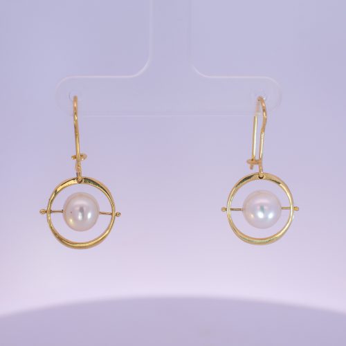 Orbit Pearl Earrings